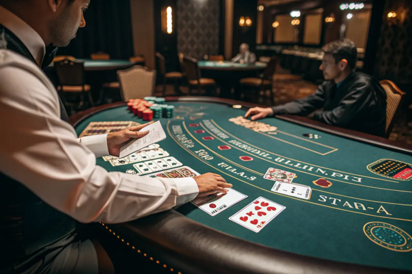 Jak grać w blackjacka według strategii podstawowej i zmniejszyć przewagę kasyna